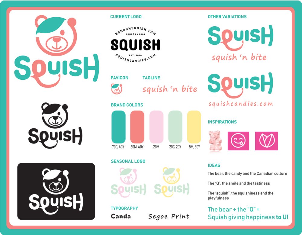 Squish Rebrand Visual Identity [2019]